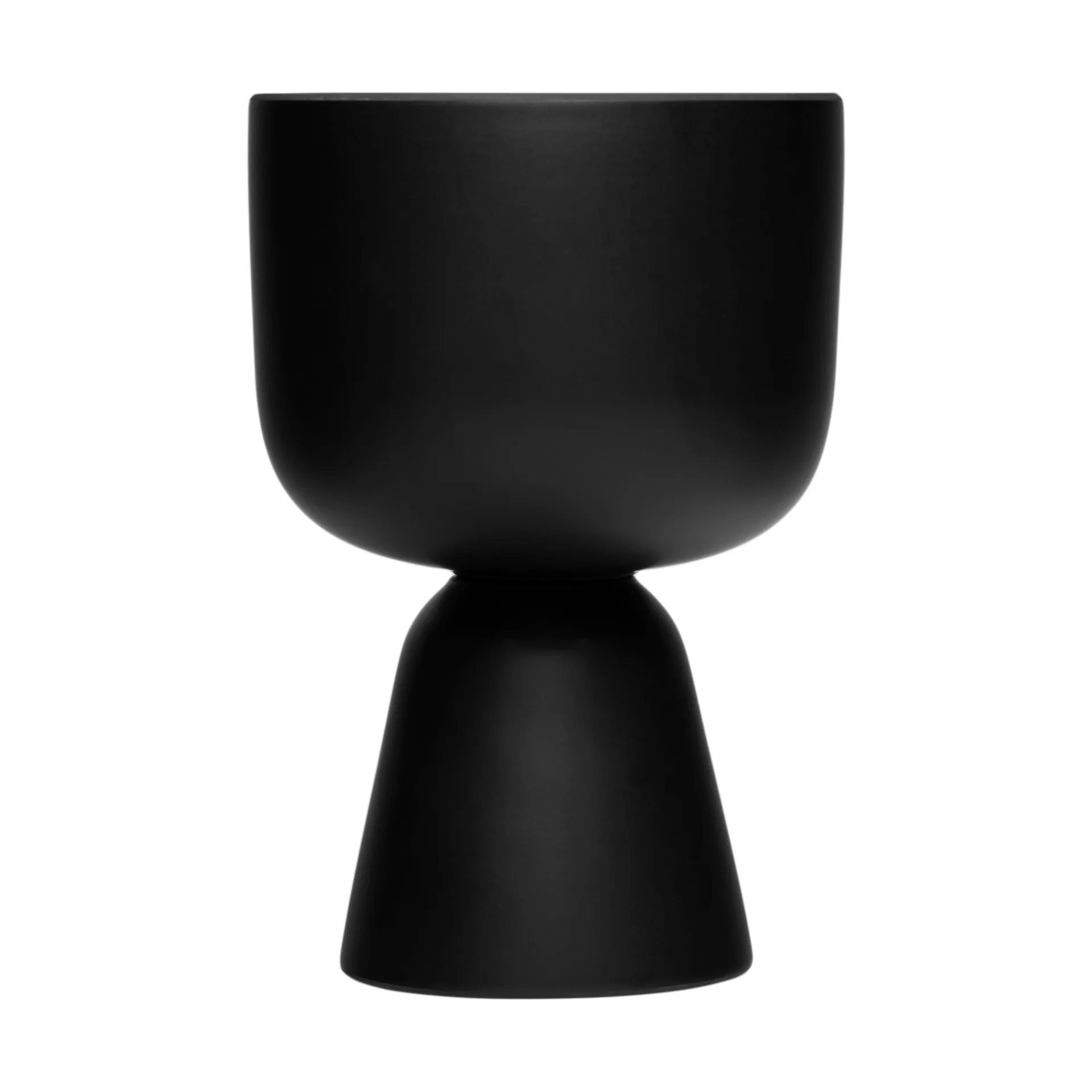 Nappula kruka, Matt svart, 23x15,5 cm Iittala