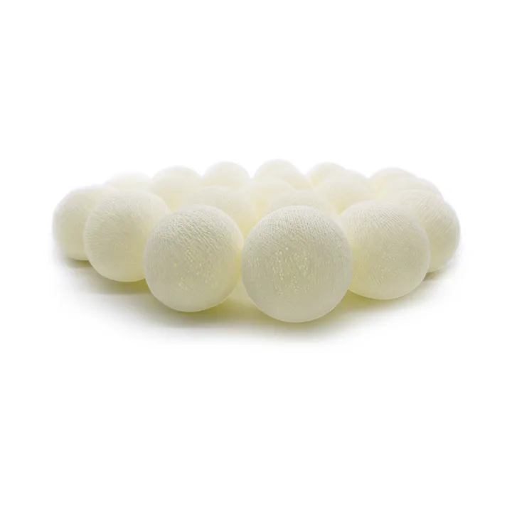 Irislights ljusslinga - Butter yellow, 35 bollar - Irislights