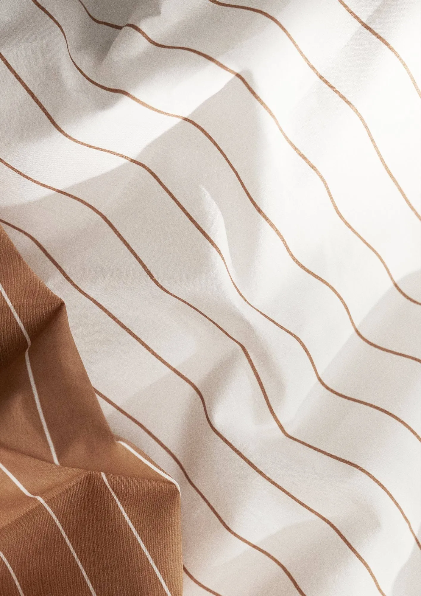 Soft Påslakanset, 150x210/50x60 cm, Offwhite-karamell Juna