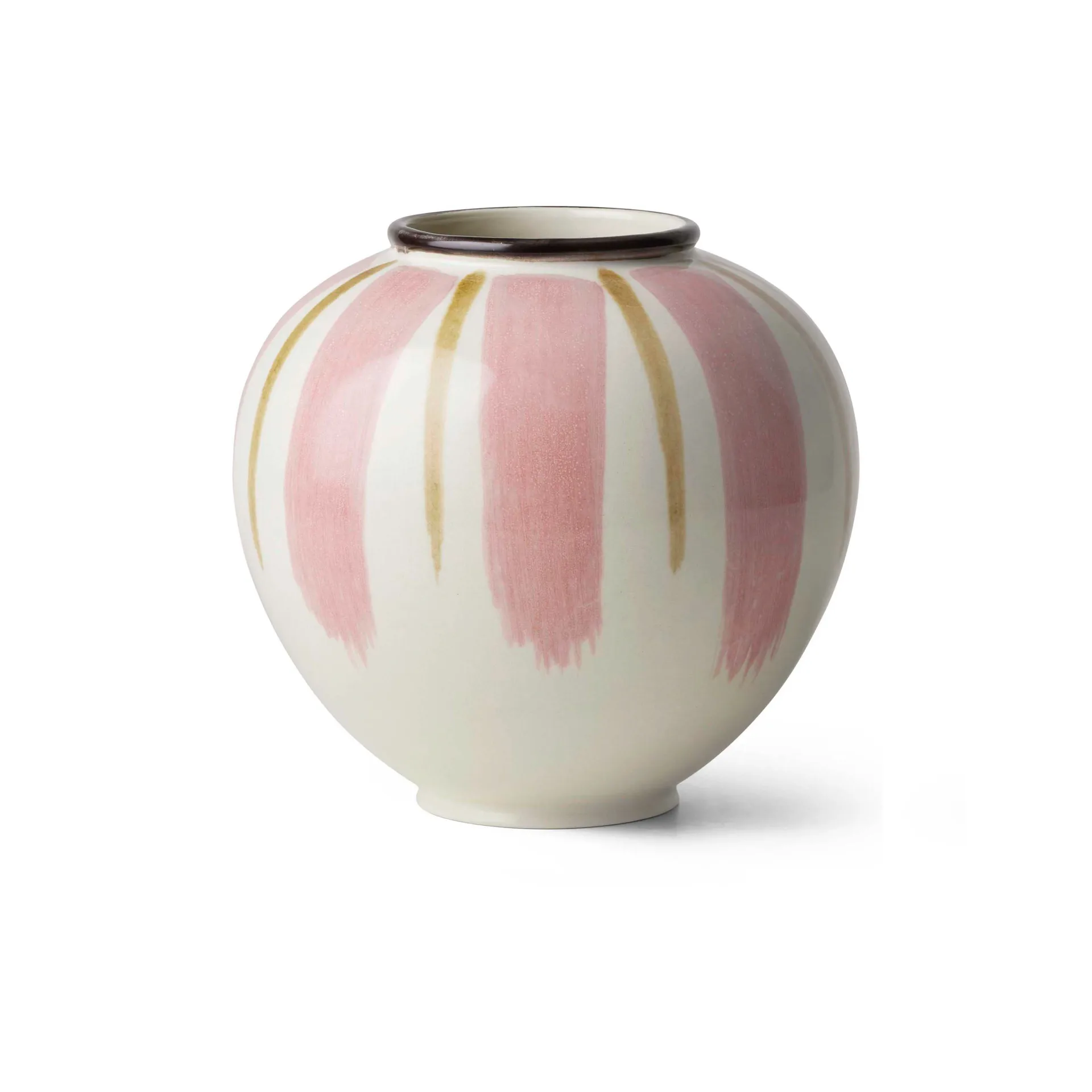 Canvas vas 15 cm, Rosa-brun Kähler