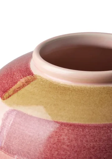 Canvas vas 20 cm - Rosa-brun - Kähler