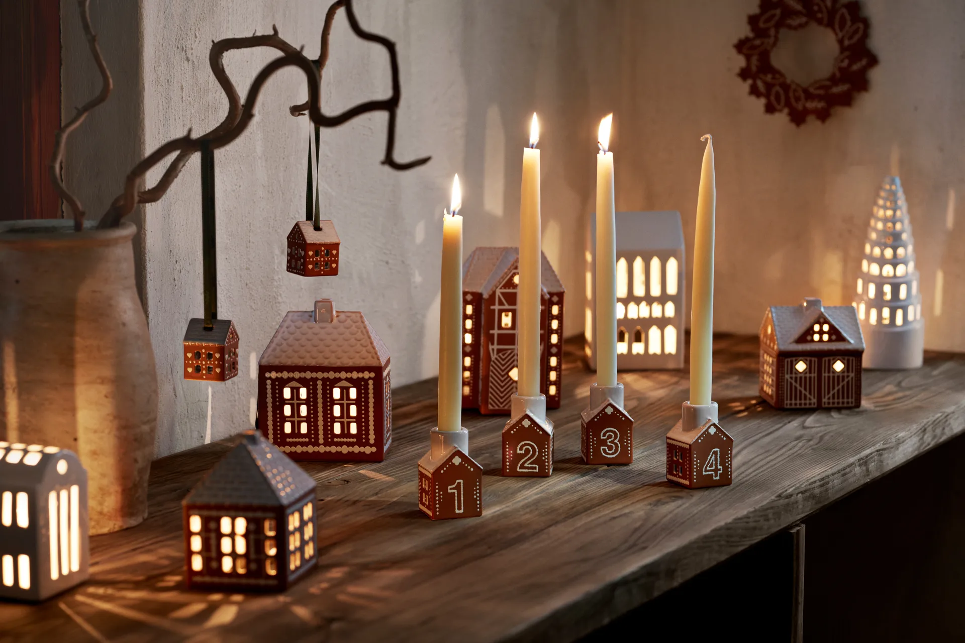 Gingerbread julhänge 5 cm 2-pack, Brun Kähler