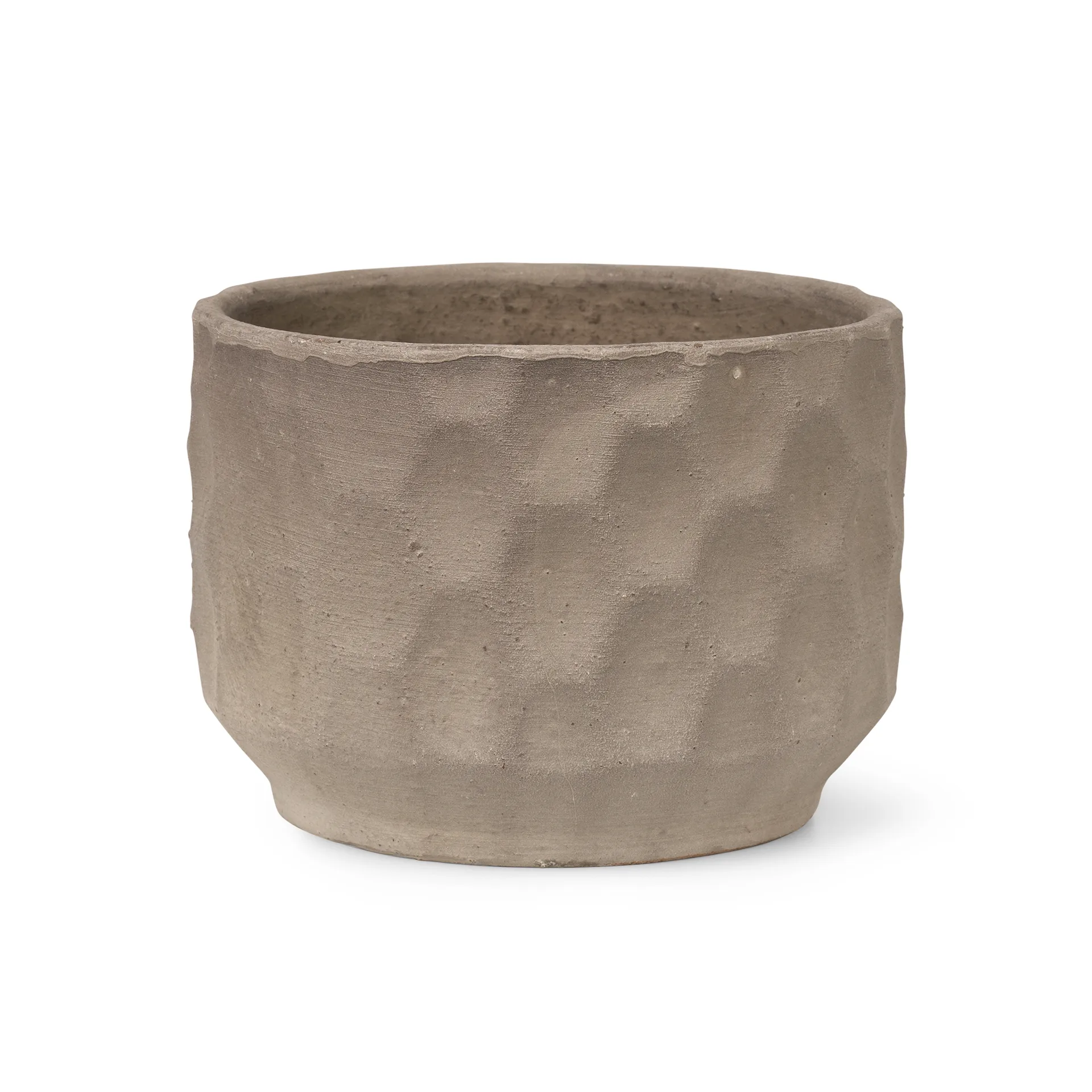 Gro blomkruka ljus sand, Ø16,5 cm Kähler