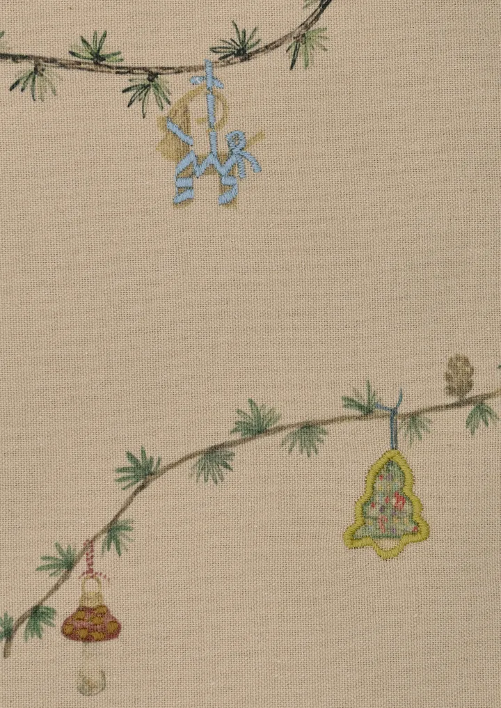 Hammershøi Christmas Duk sand - 150x320 cm - Kähler