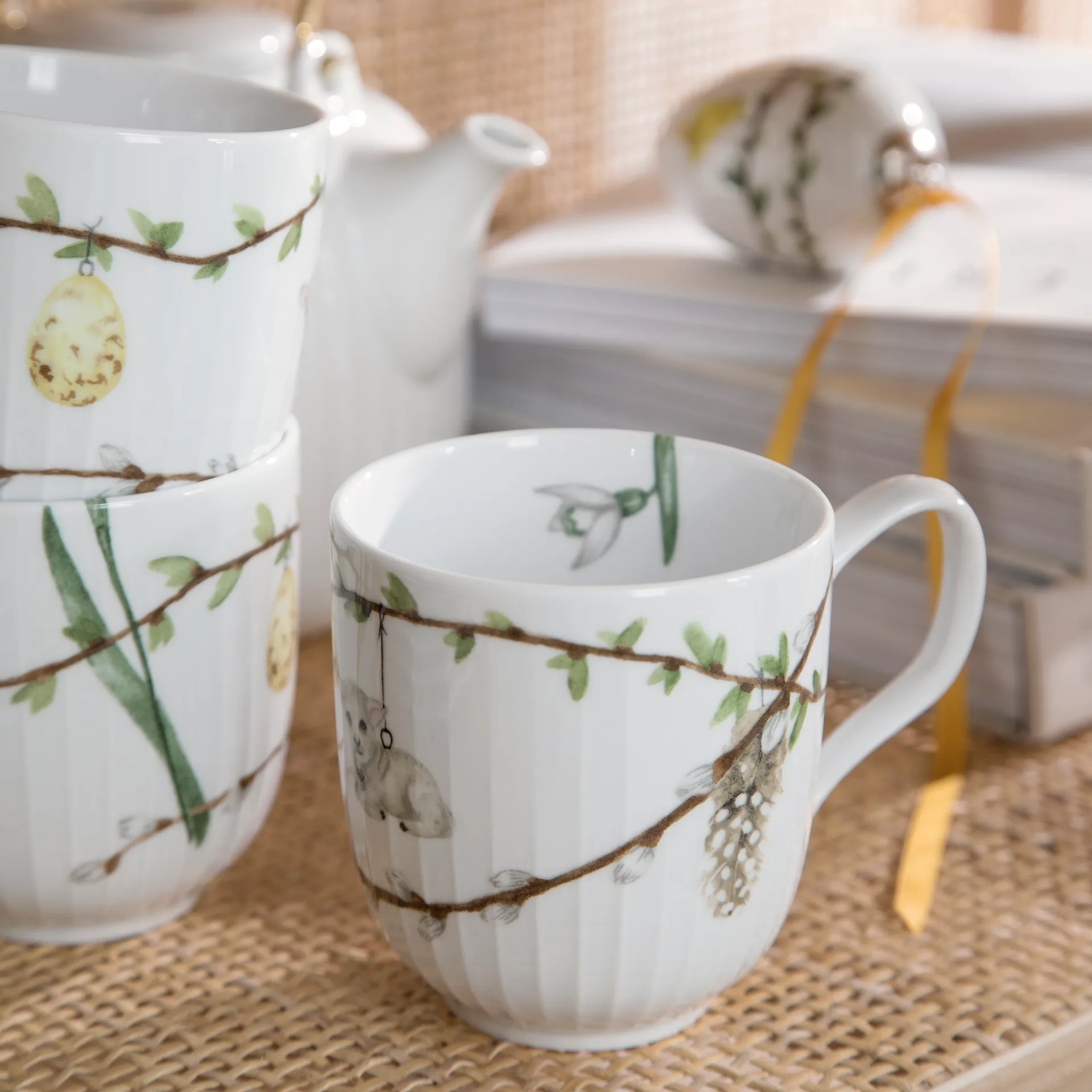 Hammershøi Easter mugg 33 cl, Vit Kähler