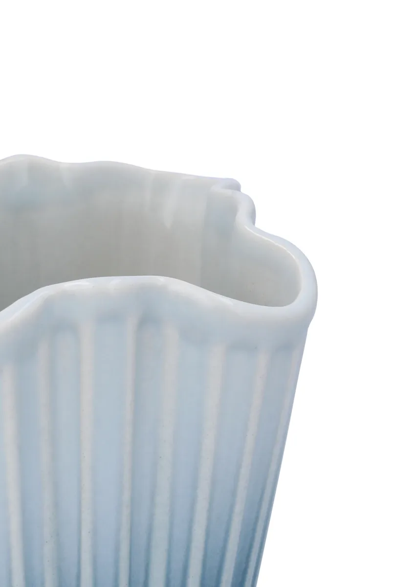 Hammershøi vas unfold, Blå, 16,5 cm Kähler