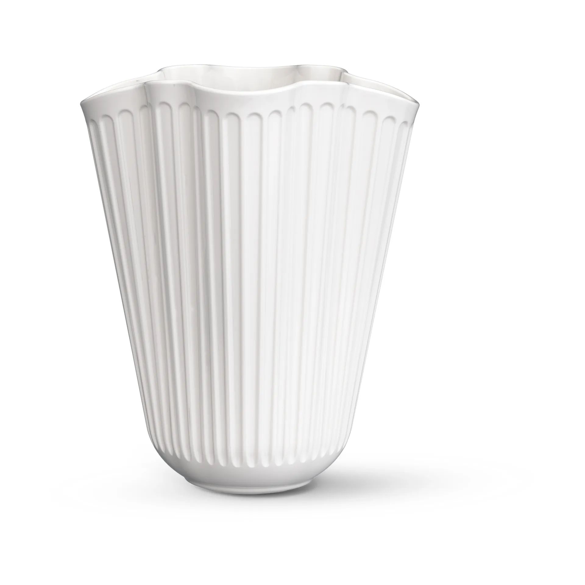 Hammershøi vas unfold, Vit, 20,5 cm Kähler