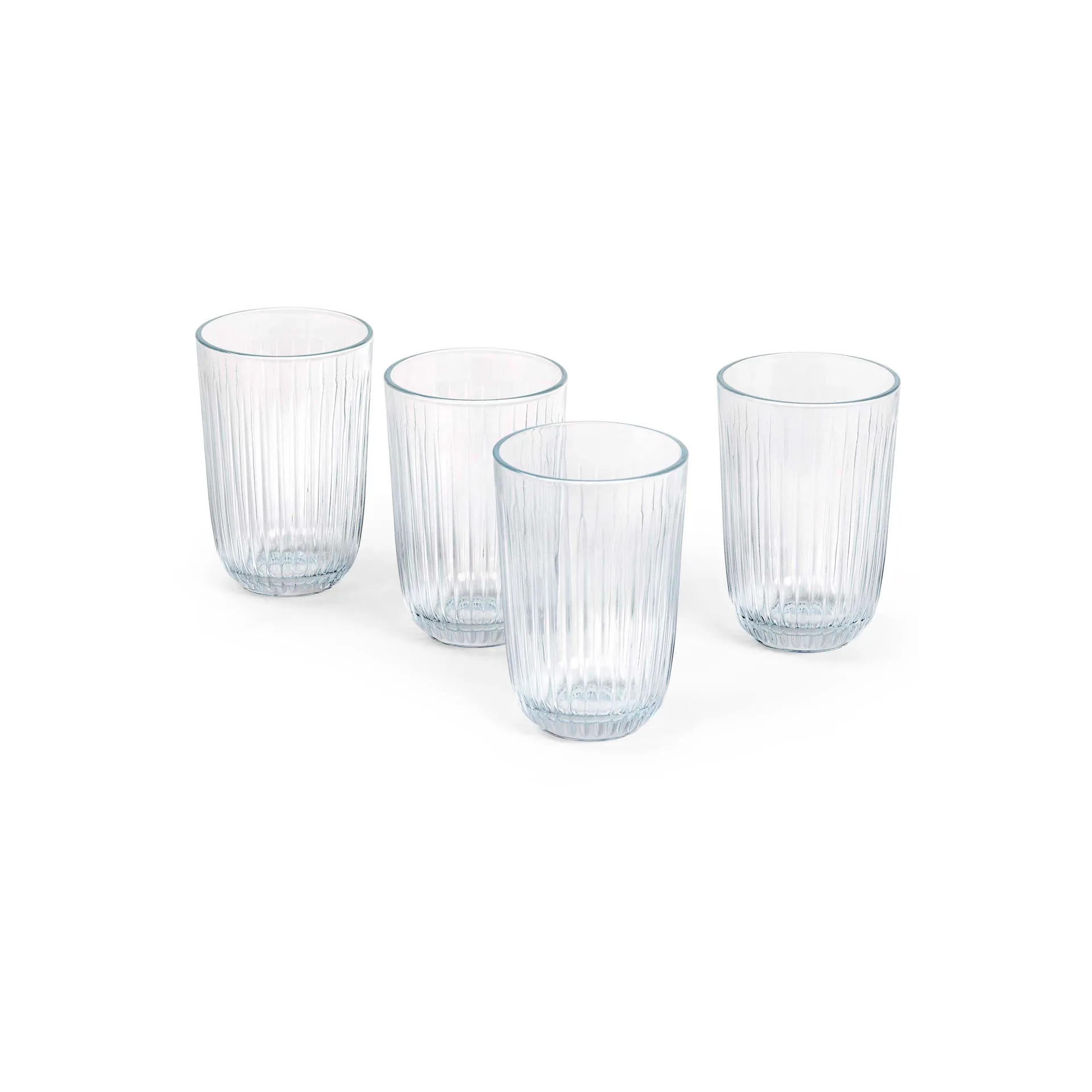 Hammershøi vattenglas 37 cl 4-pack, Klar Kähler
