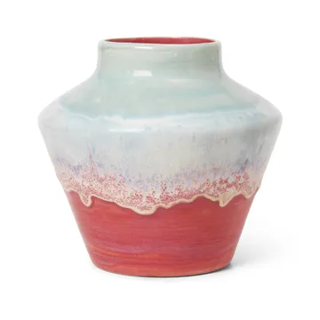 Poppery vas 20,5 cm - Mint-pink - Kähler