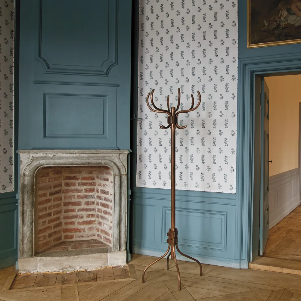 Babe klädhängare, Förkopprat stål-brunt läderbälte Källemo
