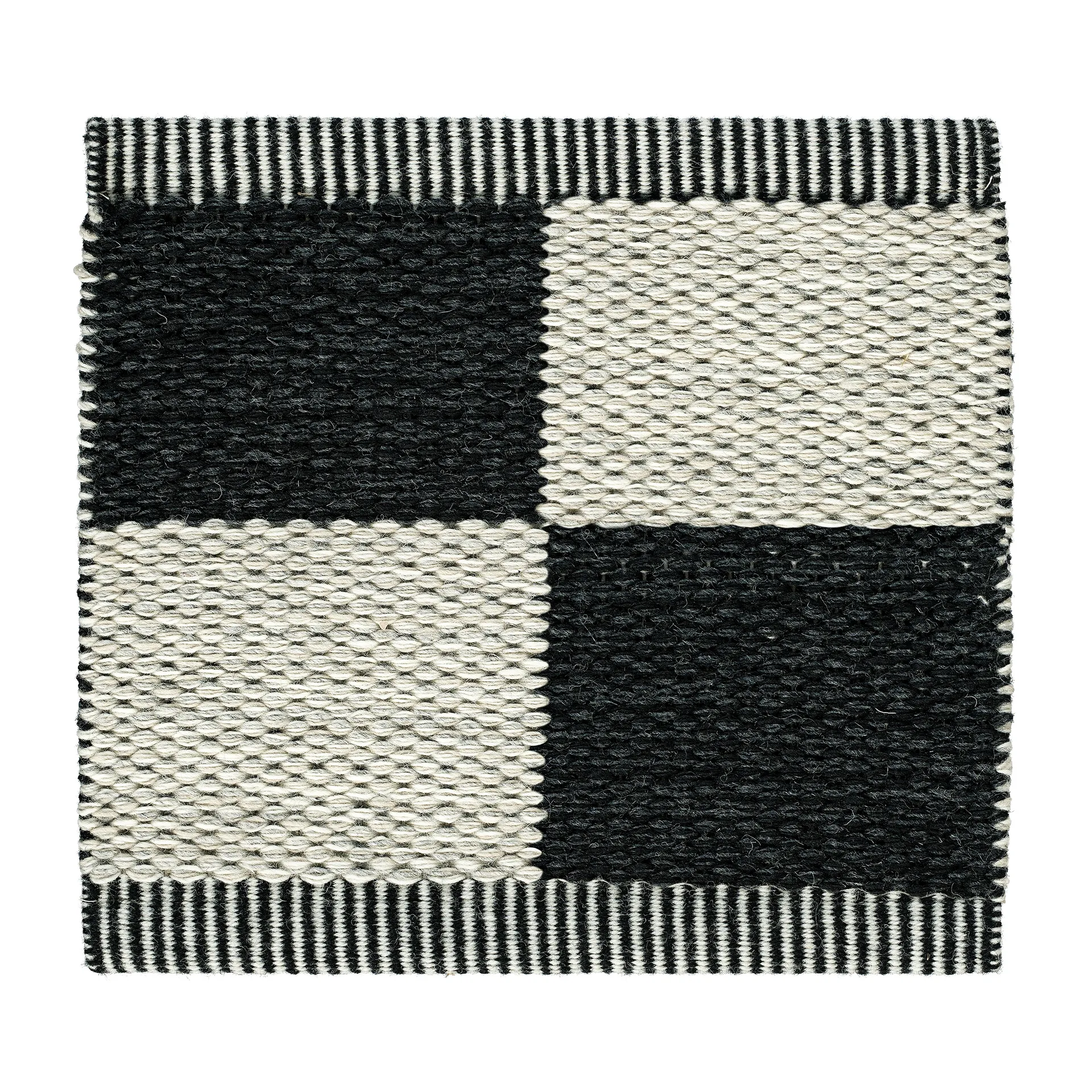 Checkerboard Icon matta 165x240 cm, Midnight Black 554 Kasthall