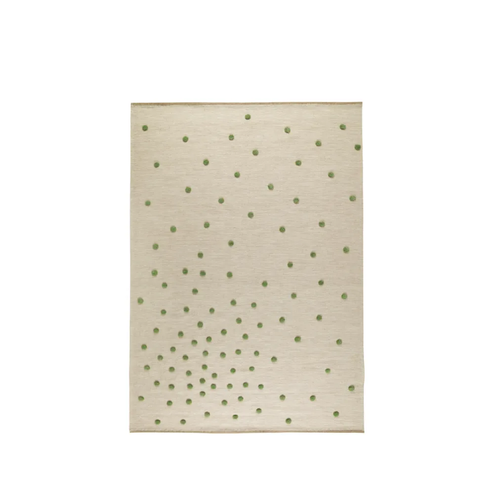 Bula matta, white/green, 170x240 cm Kateha