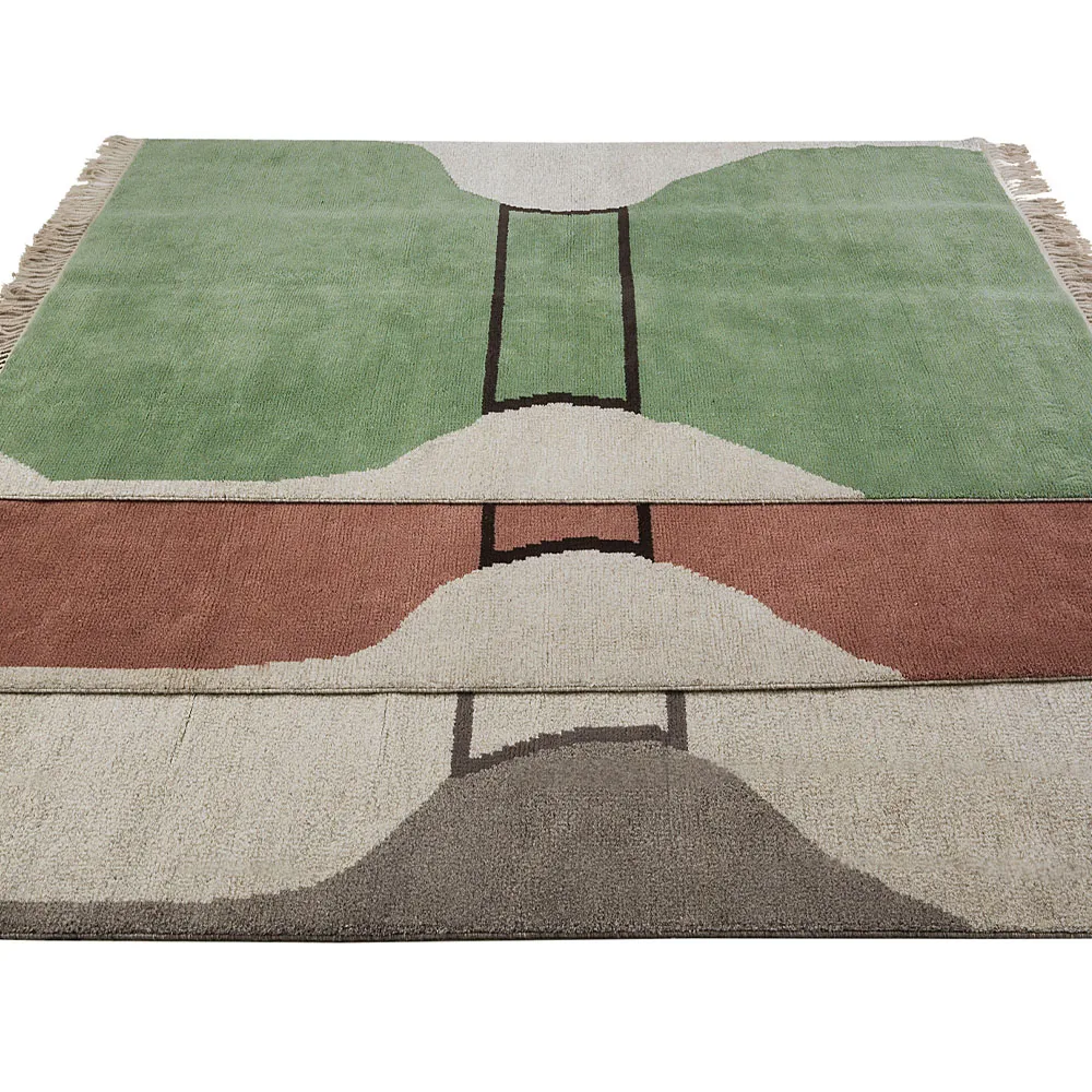 Silhouette Flossa matta, Dusty green, 170x240 cm Kateha