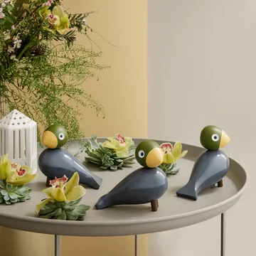 Nightingale sångfågel - Aqua - Kay Bojesen Denmark