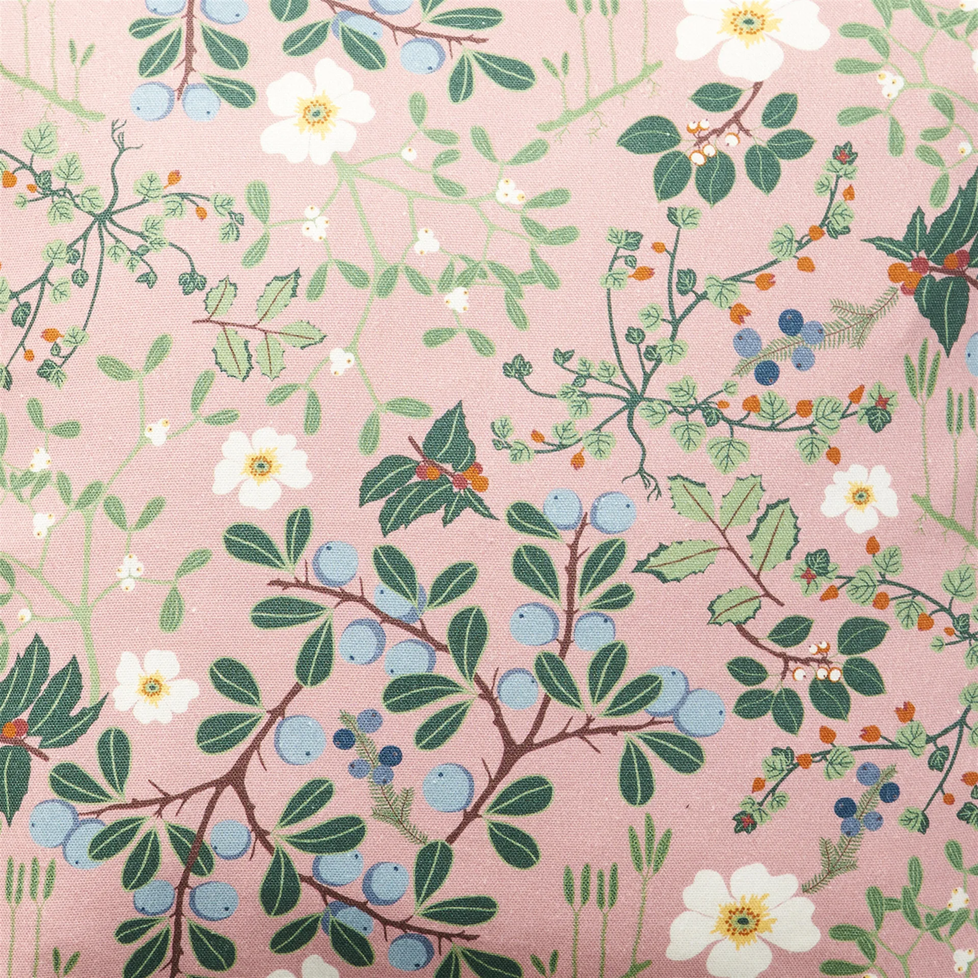 Blackthorn tyg, rosa Klippan Yllefabrik