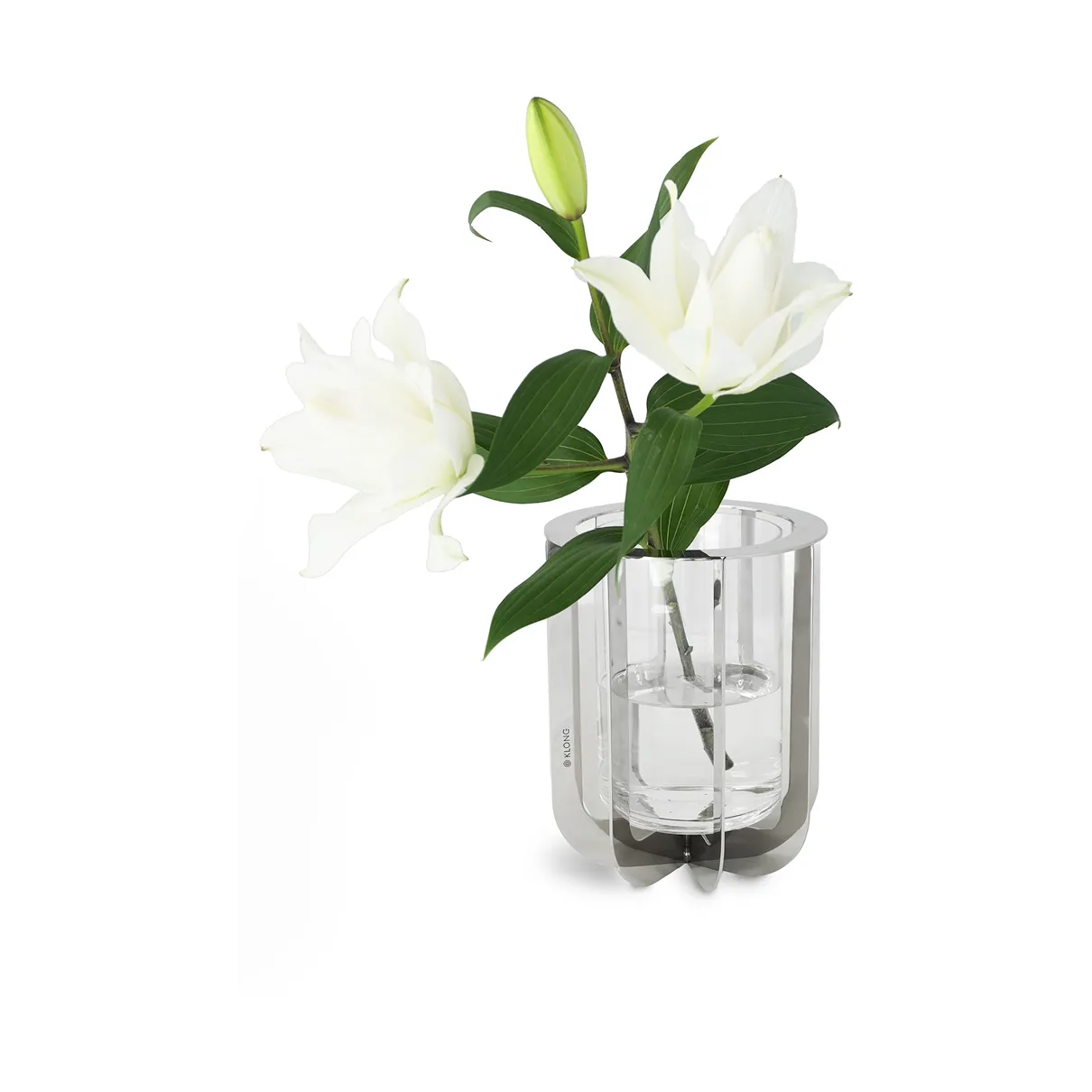 Jazz vas 20 cm, Silver KLONG