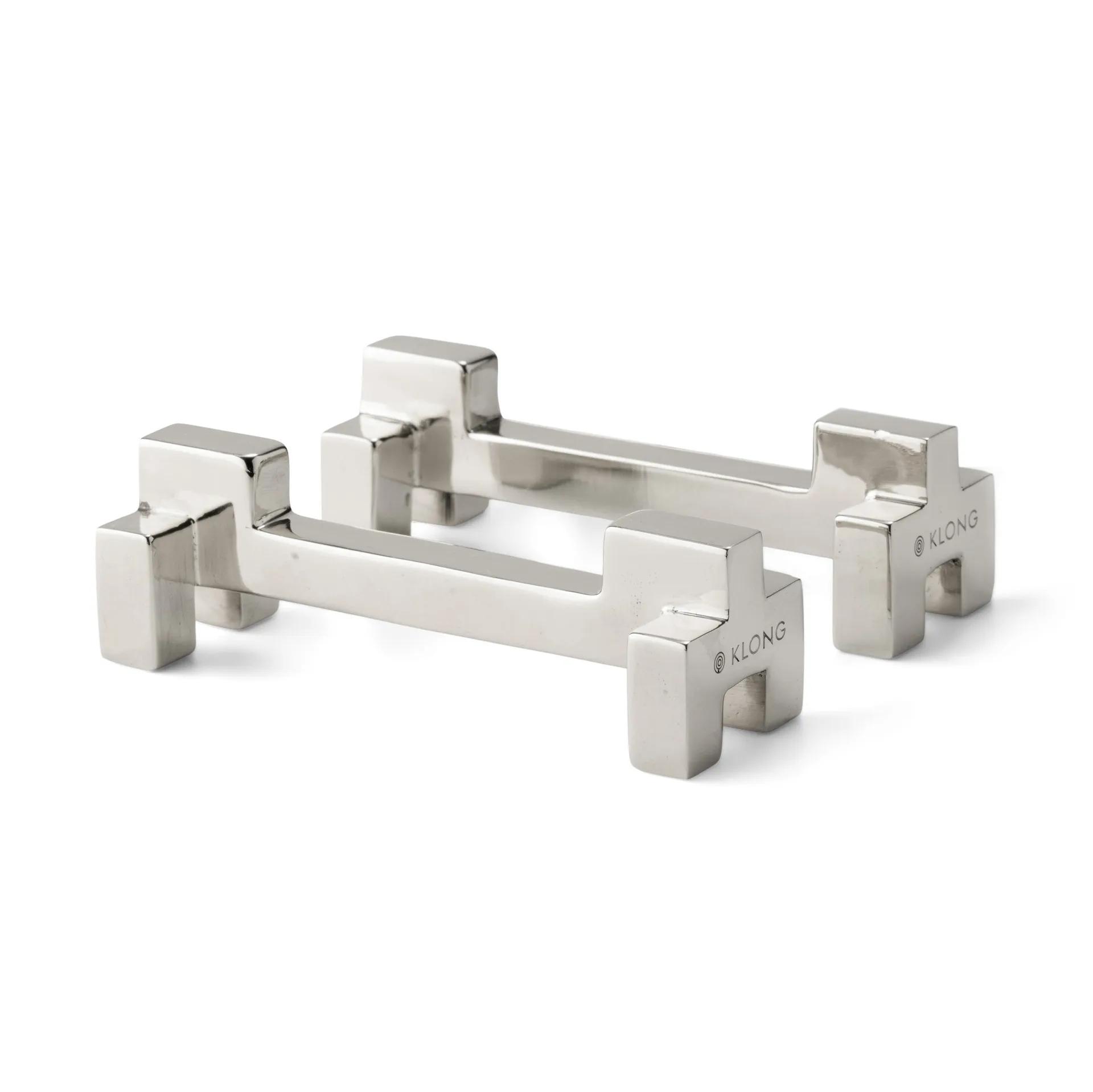 Signe bestickhållare 2-pack, Nickel KLONG