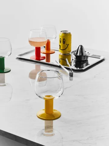Fars glas - Mixade färger, 40 cl, 4-pack - Kosta Boda