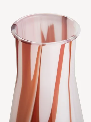 Lab erlenmeyer vas 30,5 cm - Röd-vit-rosa - Kosta Boda