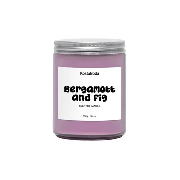 Mind doftljus - Bergamott & Fig, 550 g - Kosta Boda