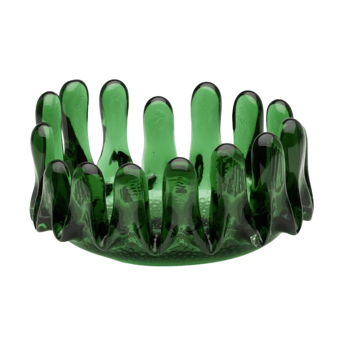 Solros skål, Smaragdgrön, 7,5 cm Kosta Boda