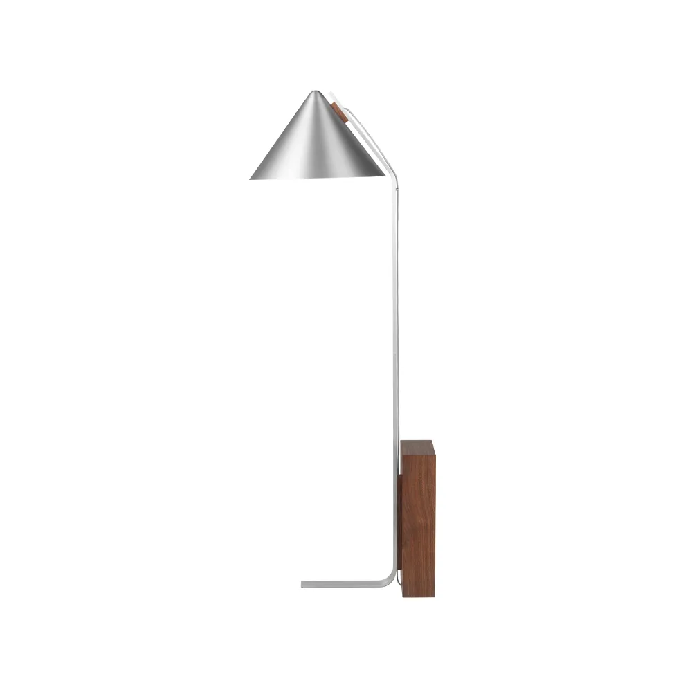 Cone golvlampa, Aluminium borstad Kristina Dam Studio