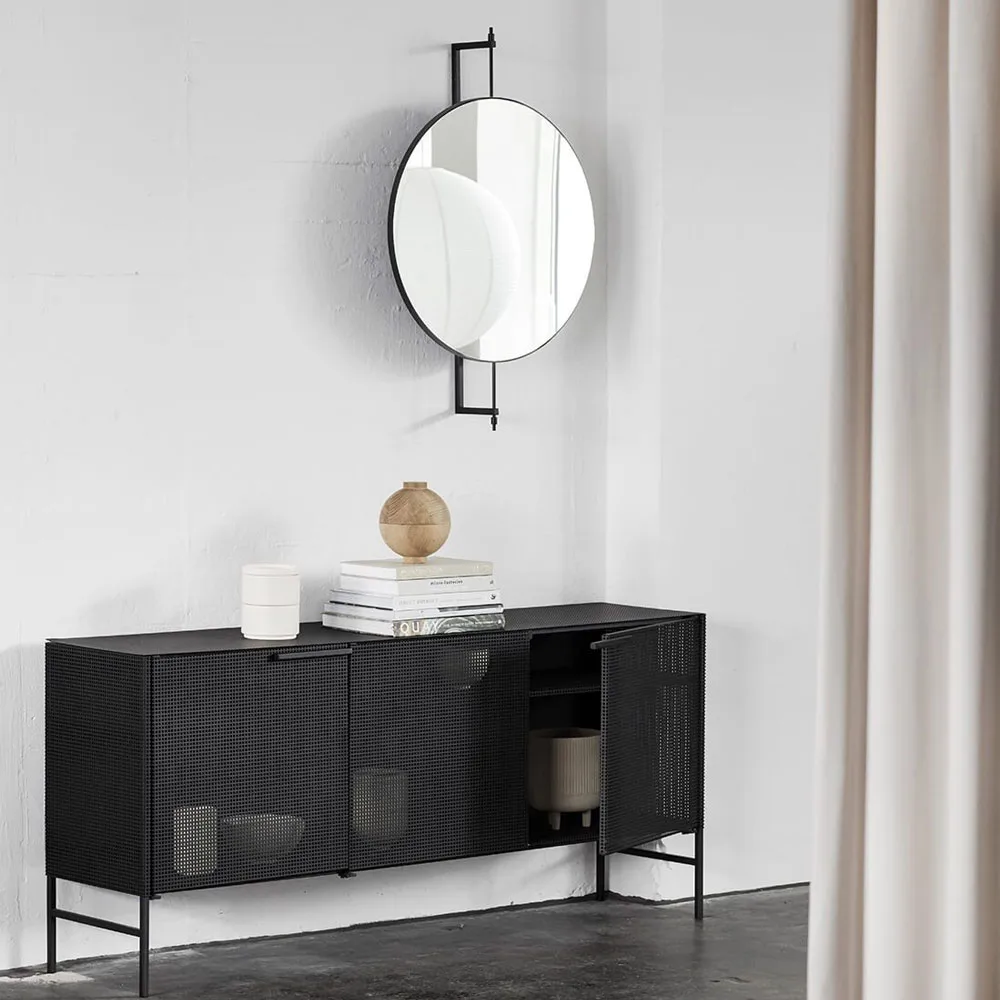 Rotating spegel, black Kristina Dam Studio