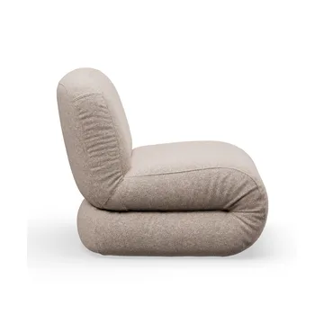 BAU fåtölj - Zero Beige, rak - Lammhults