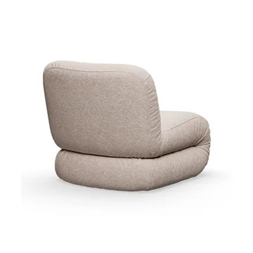 BAU fåtölj - Zero Beige, rak - Lammhults