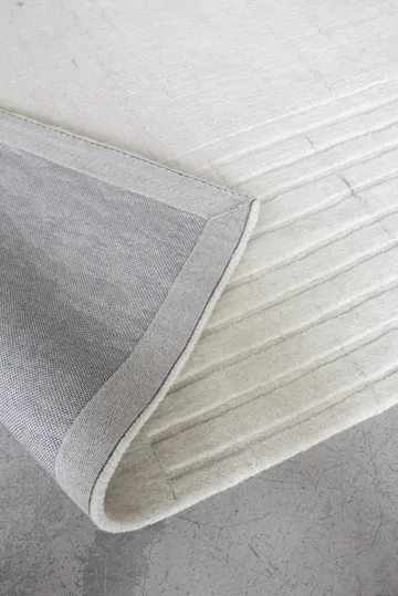 Circular ullmatta 220x350 cm - Bone white - Layered