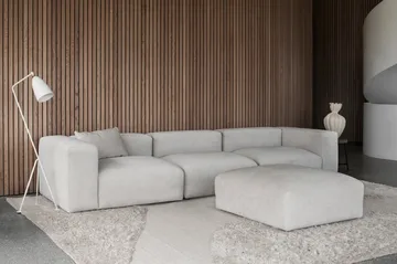 Punja plasma ullmatta 250x350 cm - Off White - Layered