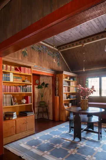 Röllakan Ruth ullmatta - Summer sky, 140x200 cm - Layered