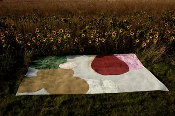 Sleeping Flower ullmatta - 180x270 cm - Layered