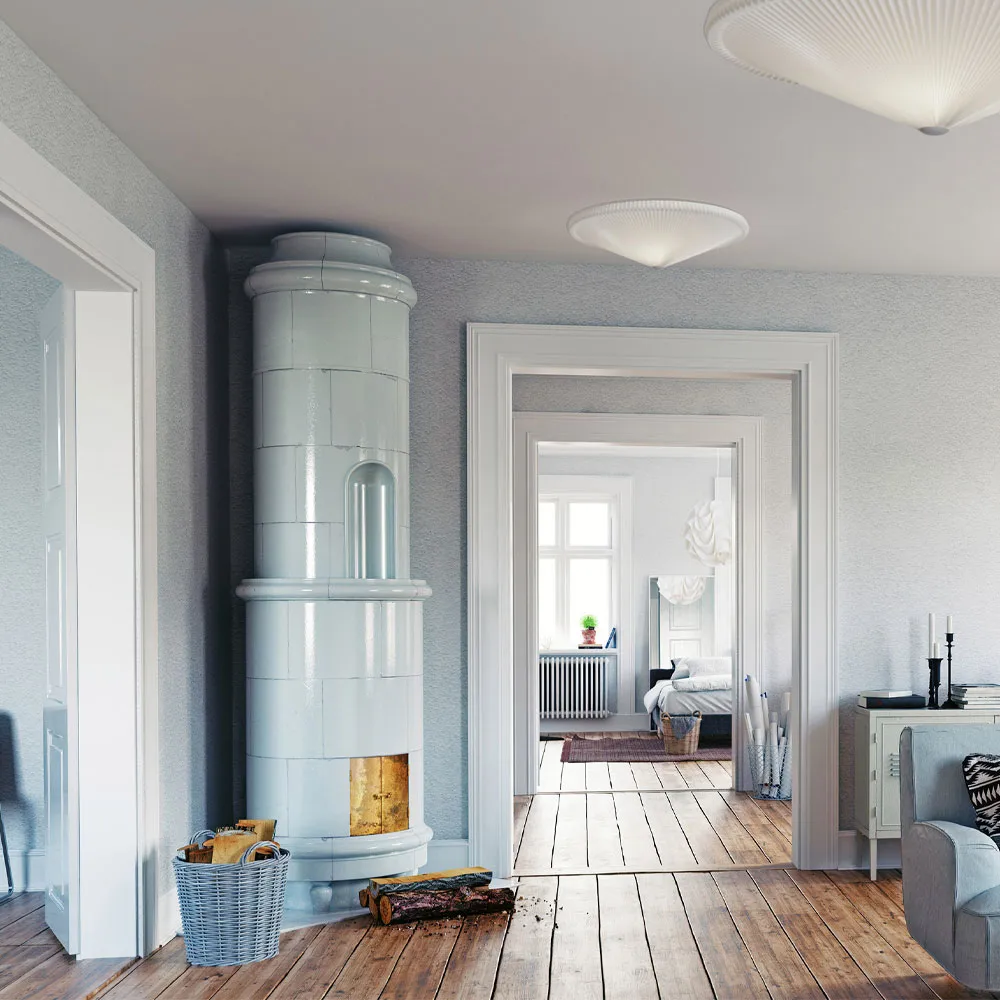 Model 26 plafond, White, Ø90, plast Le Klint