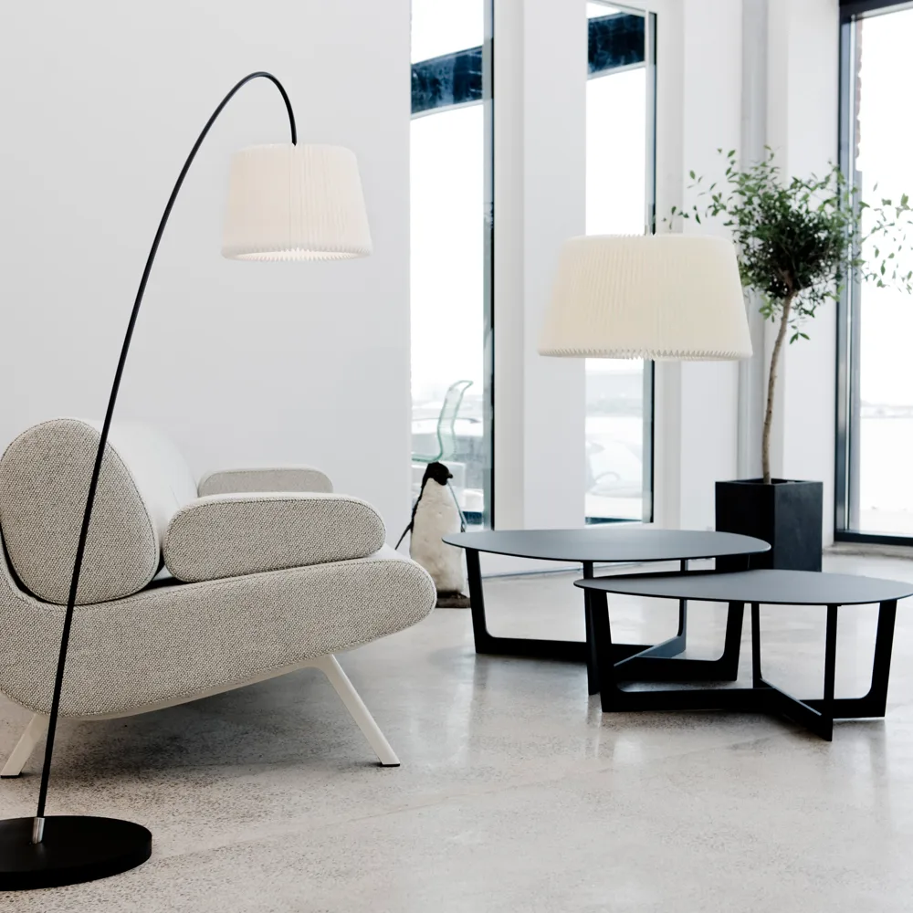Snowdrop 120XL pendel, vit, plast skärm Le Klint