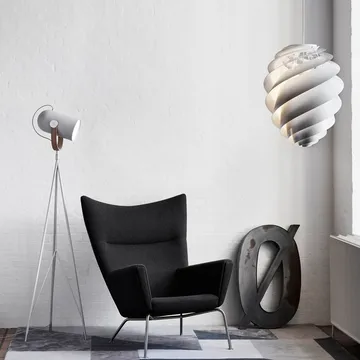 Swirl 2 medium pendel - vit - Le Klint