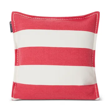 Block Stripe Printed kuddfodral 50x50 cm - Rosa-vit - Lexington