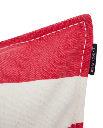 Block Stripe Printed kuddfodral 50x50 cm - Rosa-vit - Lexington