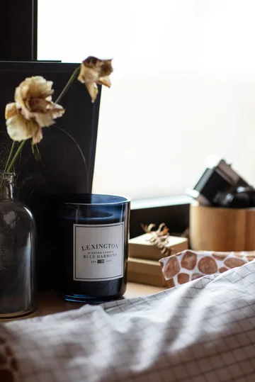Blue Harmony doftljus 60 timmar - Dark blue - Lexington