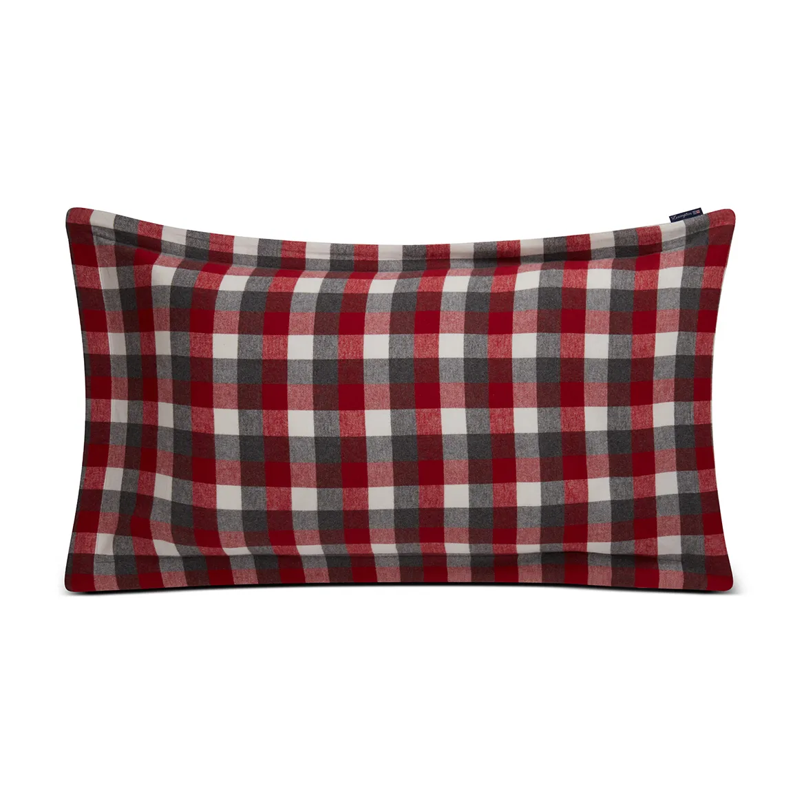 Checked Flannel örngott 50x90 cm, Red-dark grey Lexington