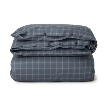 Checked Pinpoint Oxford påslakan 150x210 cm - Dove - Lexington