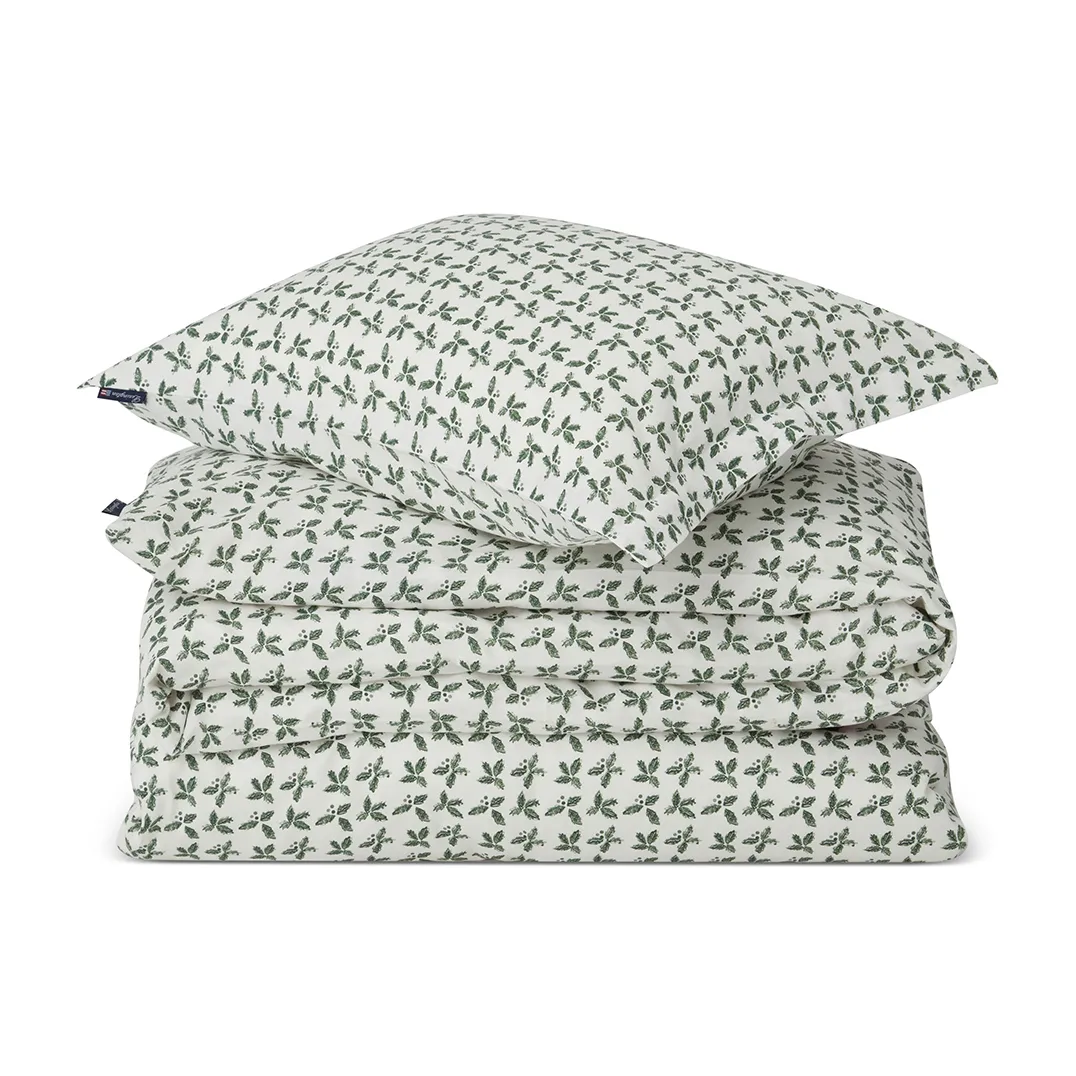 Holly Printed Cotton Sateen bäddset, 50x60 cm, 150x210 cm Lexington