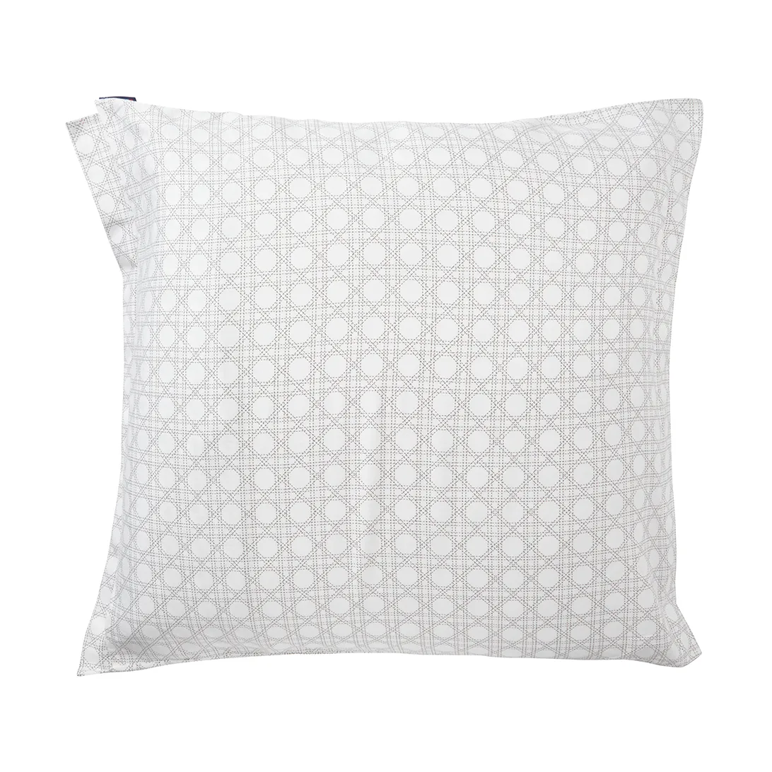 Rattan Printed örngott 65x65 cm, White Lexington