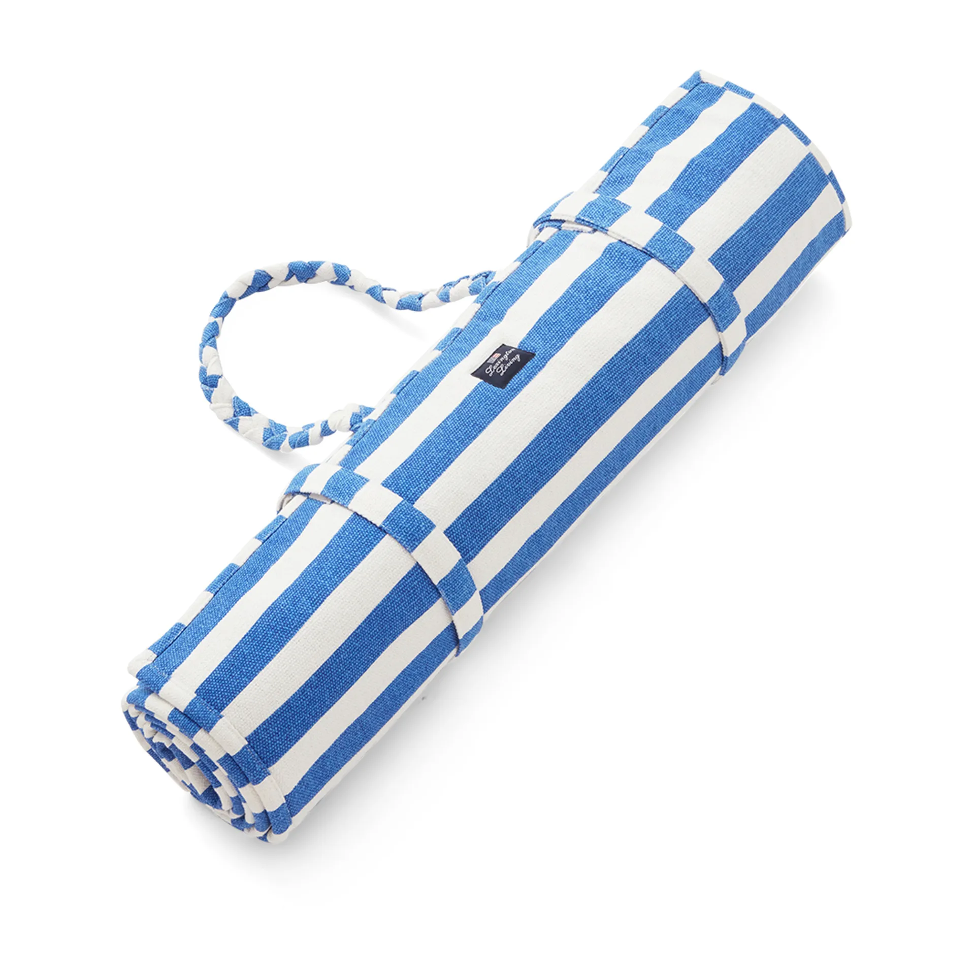 Striped strandmatta 190x70 cm, Blå-vit Lexington