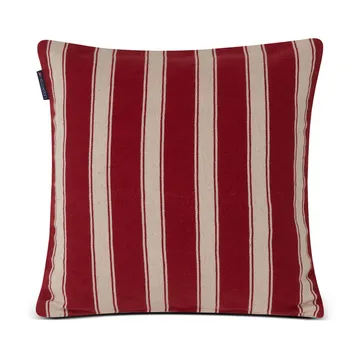 Structure Striped Linen Cotton kuddfodral 50x50 cm - Red-beige - Lexington