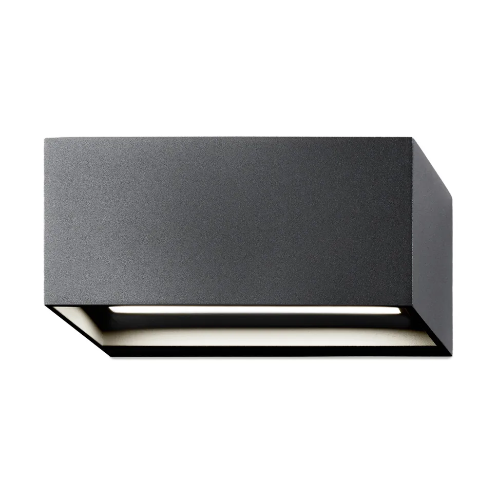 Linea W1 vägglampa switch tune, Black, 7x15 cm Light-Point