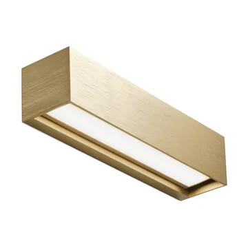 Linea W2 vägglampa switch tune - Brass, 7x30 cm - Light-Point