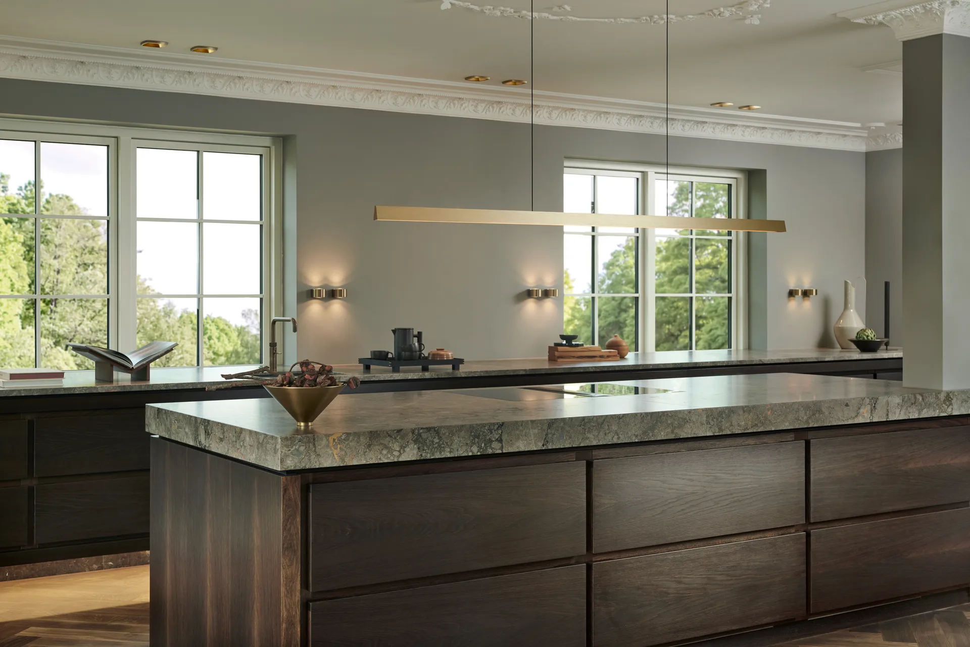 Orbit vägglampa mini 2700K, Brass Light-Point