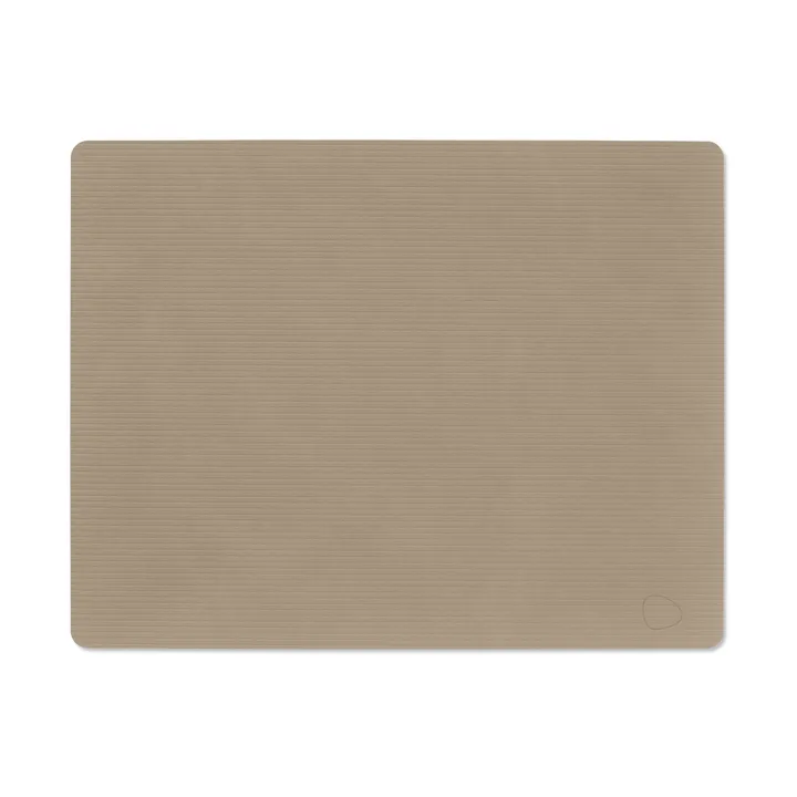 Corduroy bordstablett square L - Clay Brown - LIND DNA