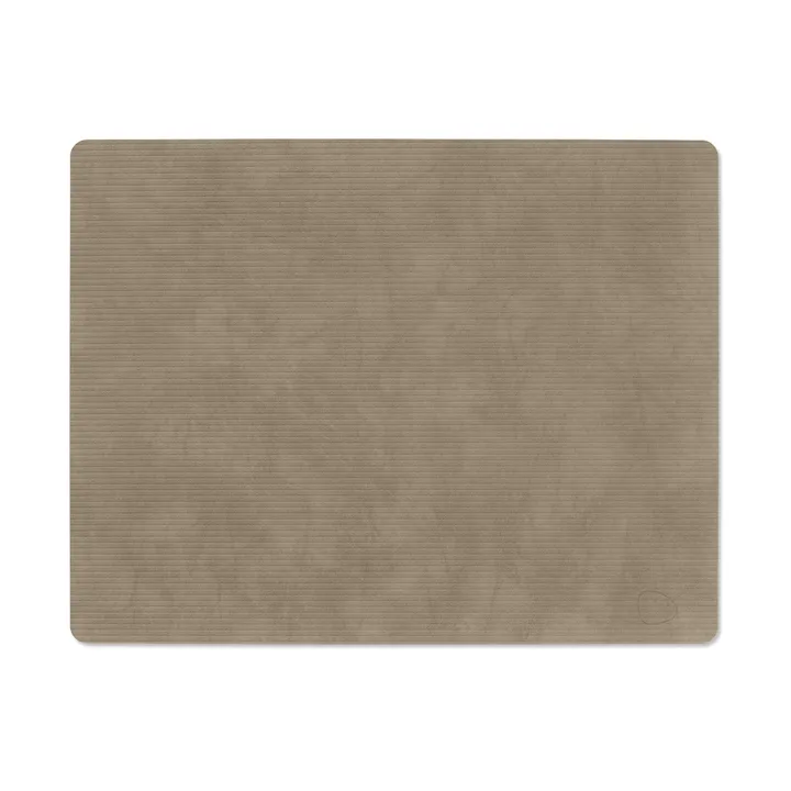 Corduroy bordstablett square L - Nomad Grey - LIND DNA